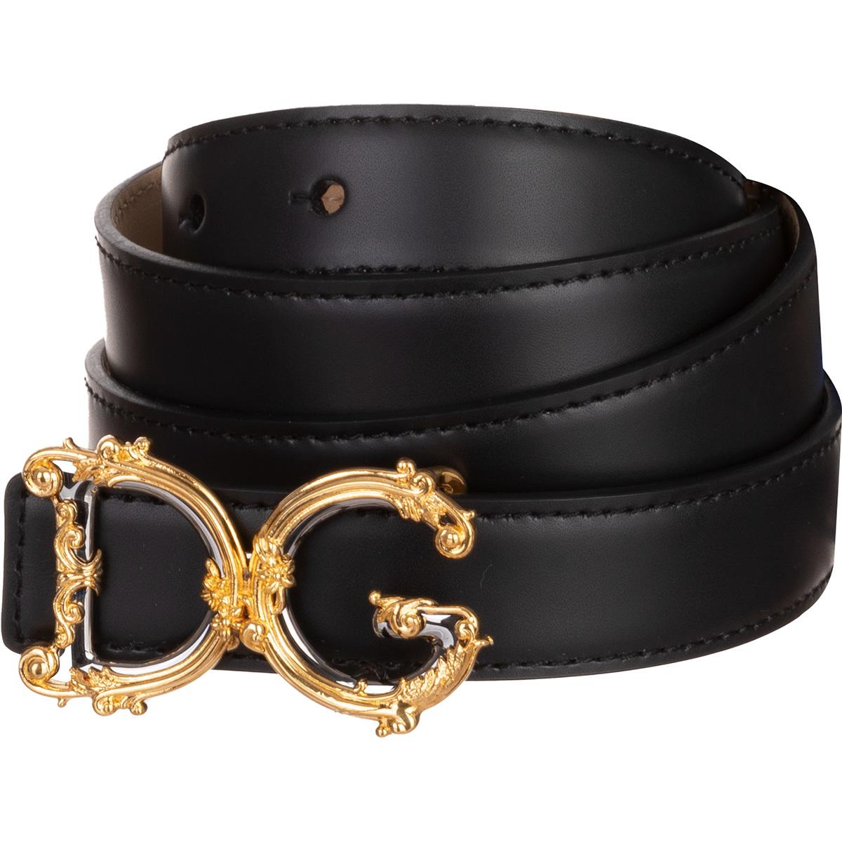 Dolce & Gabbana : Cintura Logata in Black | Lyst