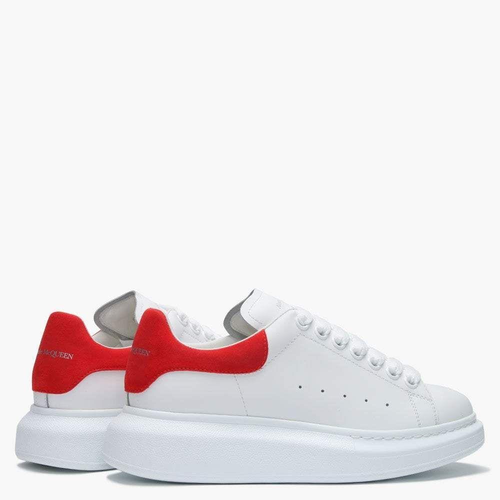 red alexander mcqueen trainers
