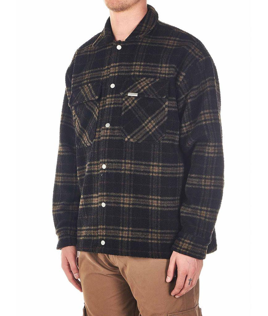 Represent Tartan Wool Overshirt in 