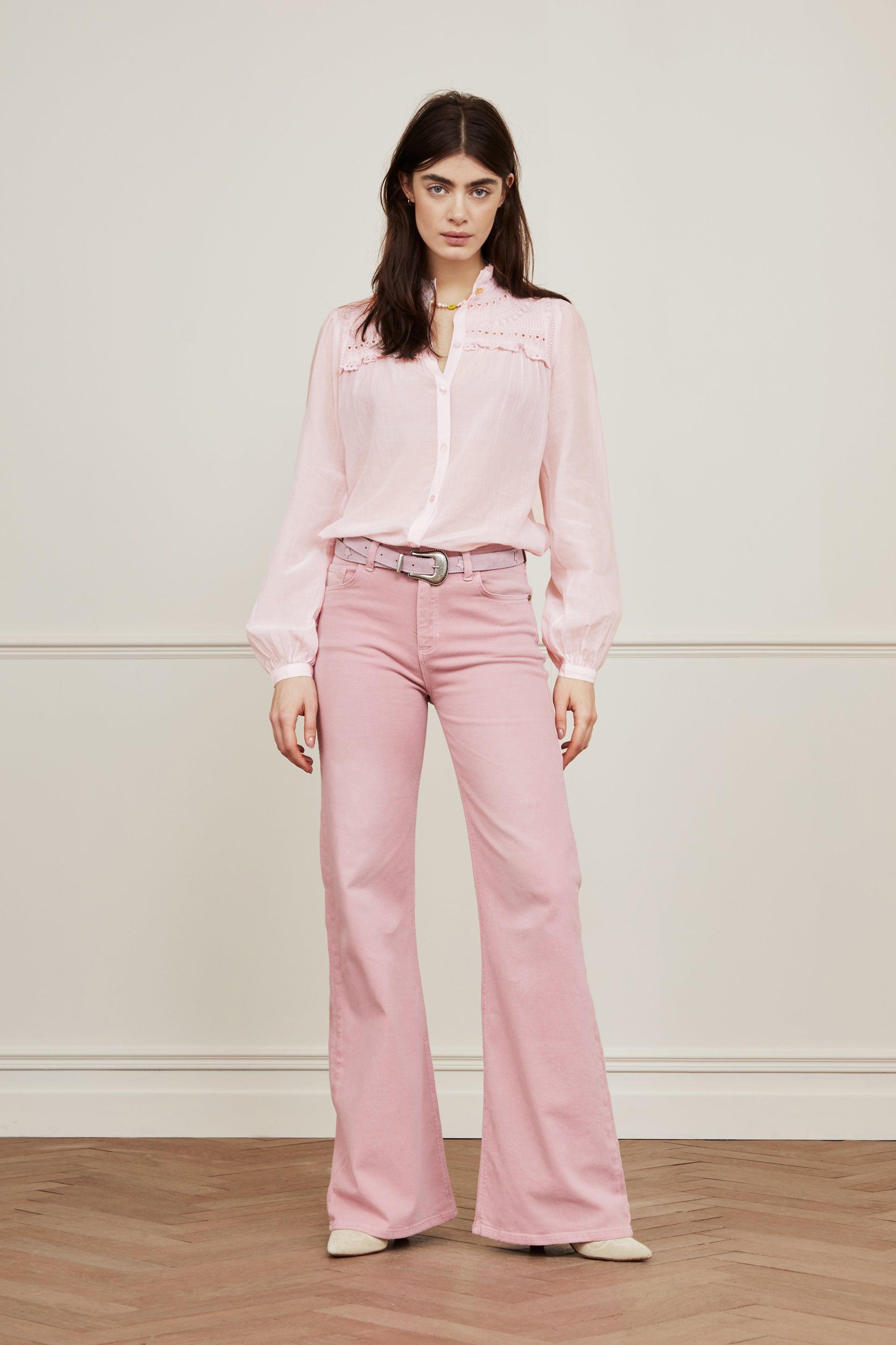 FABIENNE CHAPOT Eva Wide Leg Denim in 