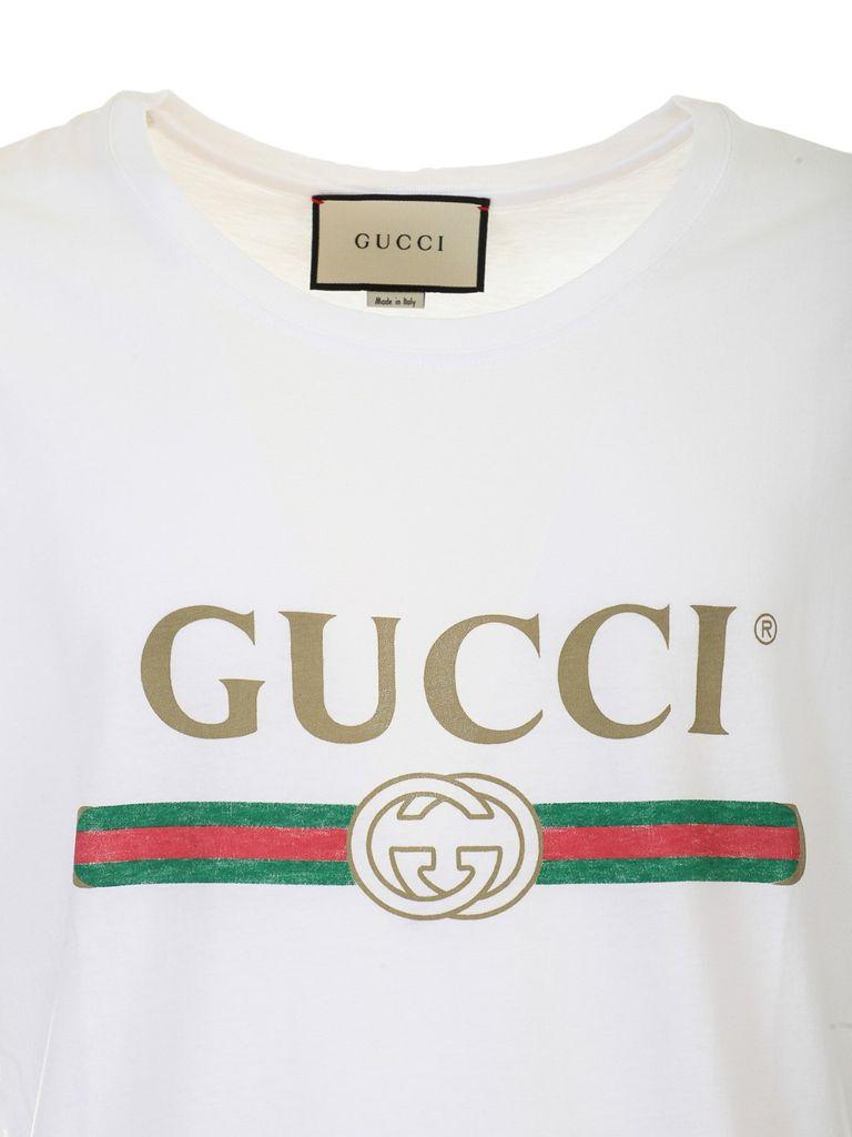 all white gucci shirt