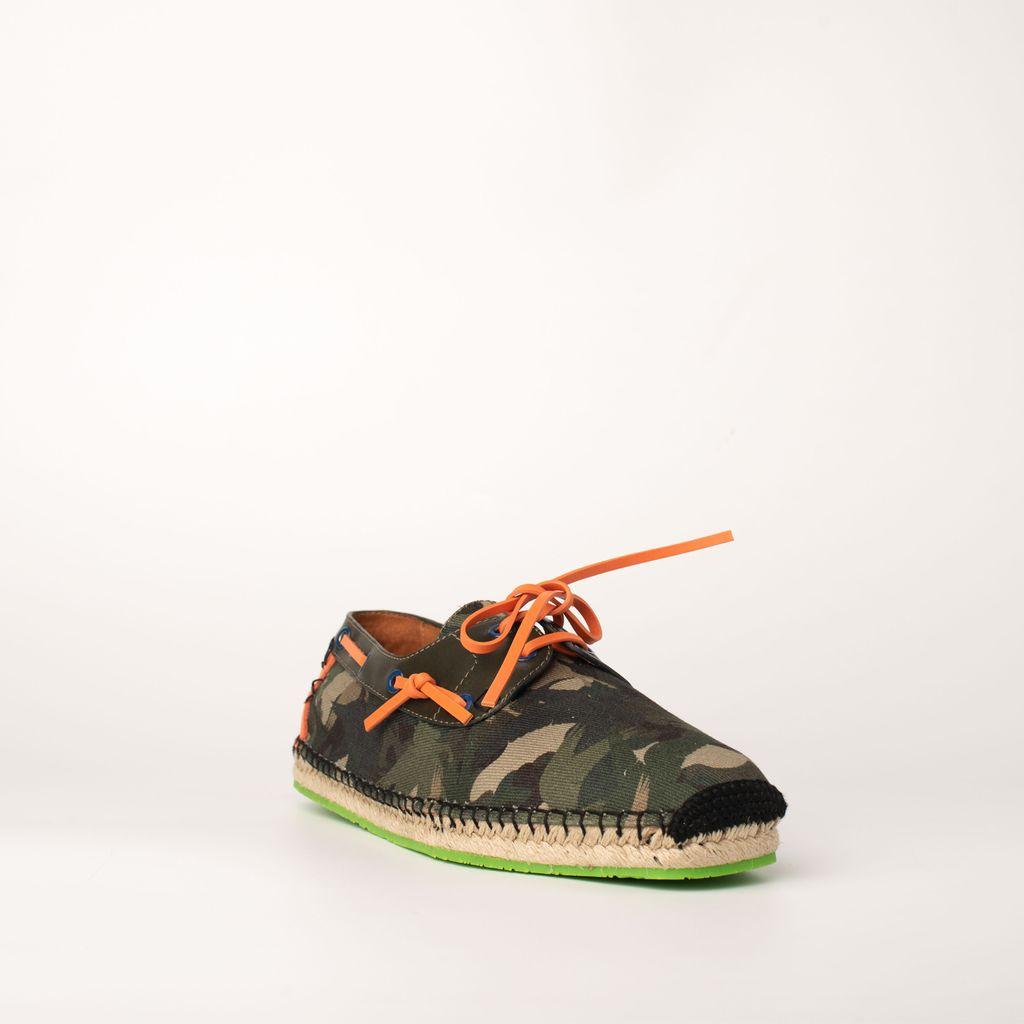 Etro Mocassino Espadrillas in Green for Men | Lyst
