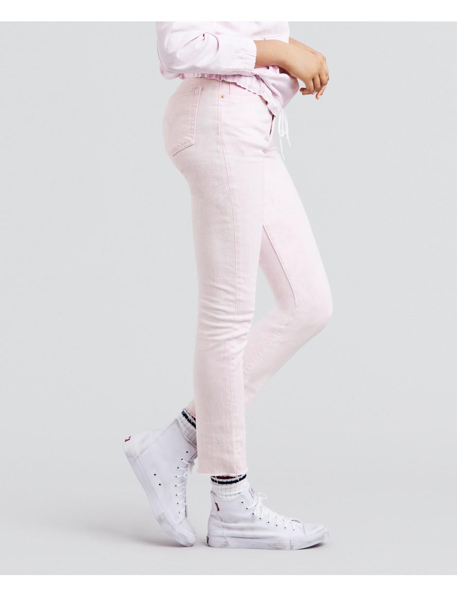 pink levis jeans 501