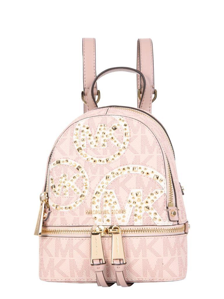 michael kors mini backpack pink