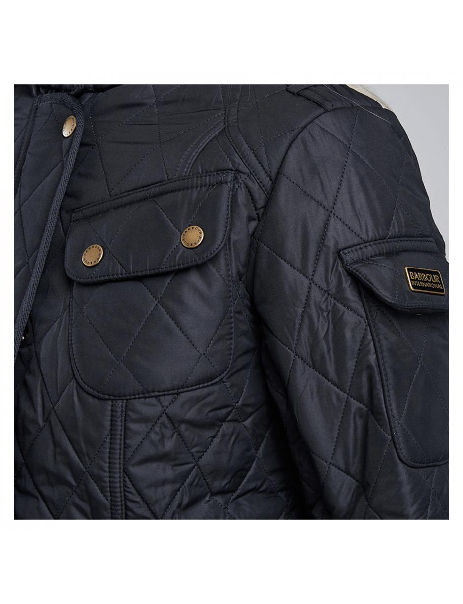 barbour tourer quilted jacket