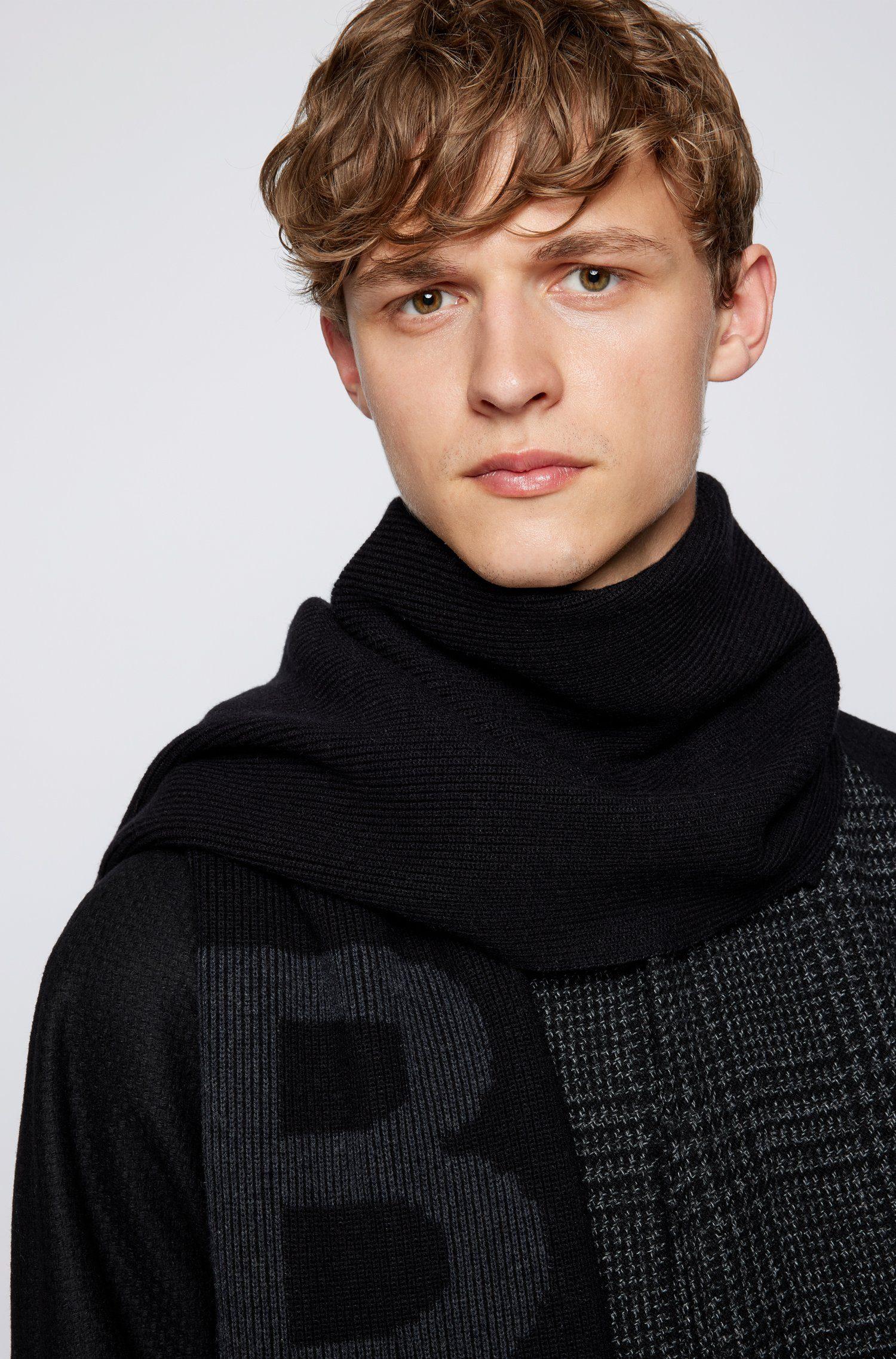 hugo boss black scarf