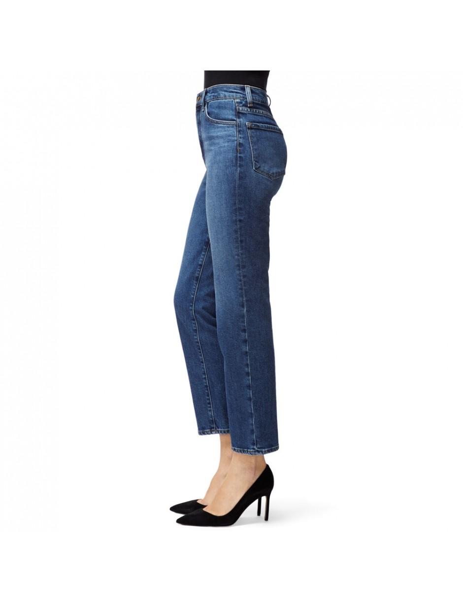 J Brand Jules High-rise Straight Leg In Metropole in Blue | Lyst