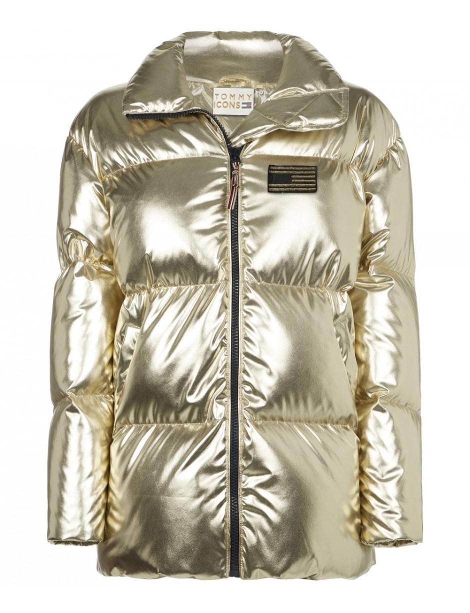 gold tommy hilfiger jacket