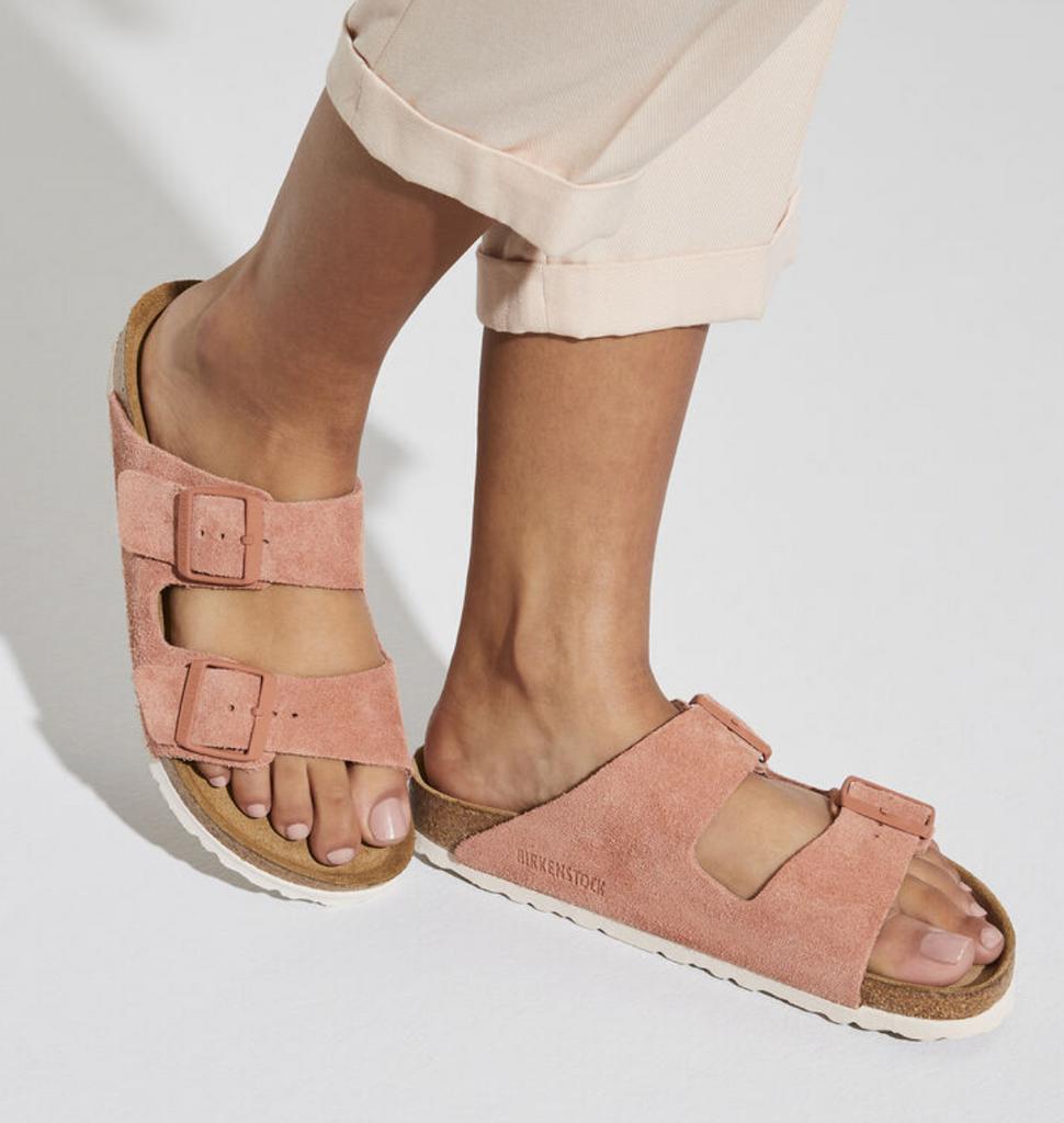 birkenstock earth red suede