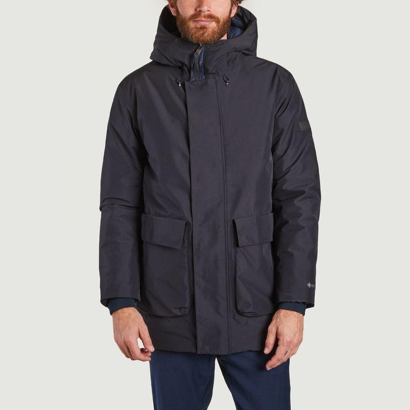 Aigle Dupont Sorona® Gore-tex® Long Hooded Parka Empire in Blue for Men ...