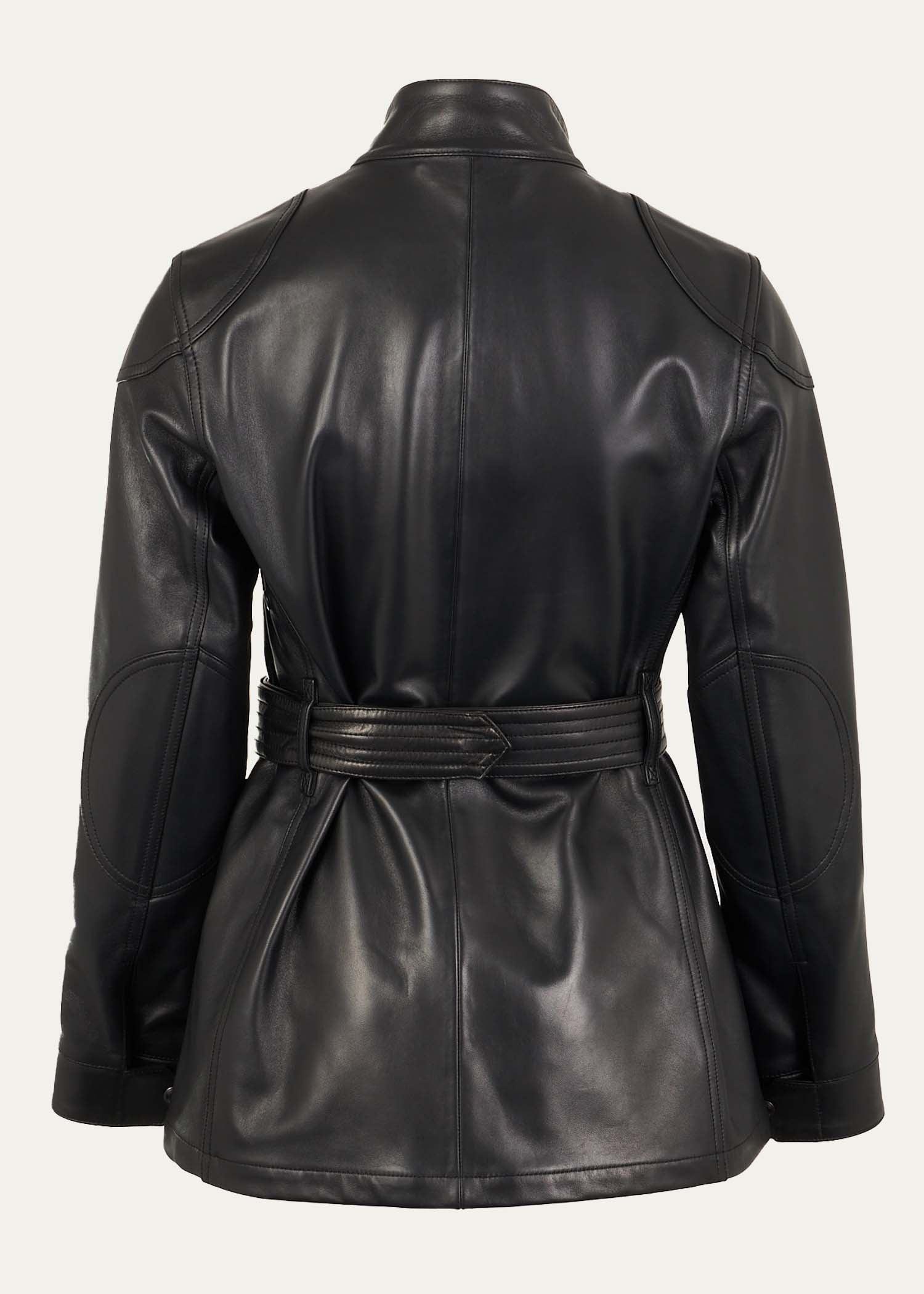Belstaff Leather Trialmaster Panther 2.0 Jacket in Black | Lyst
