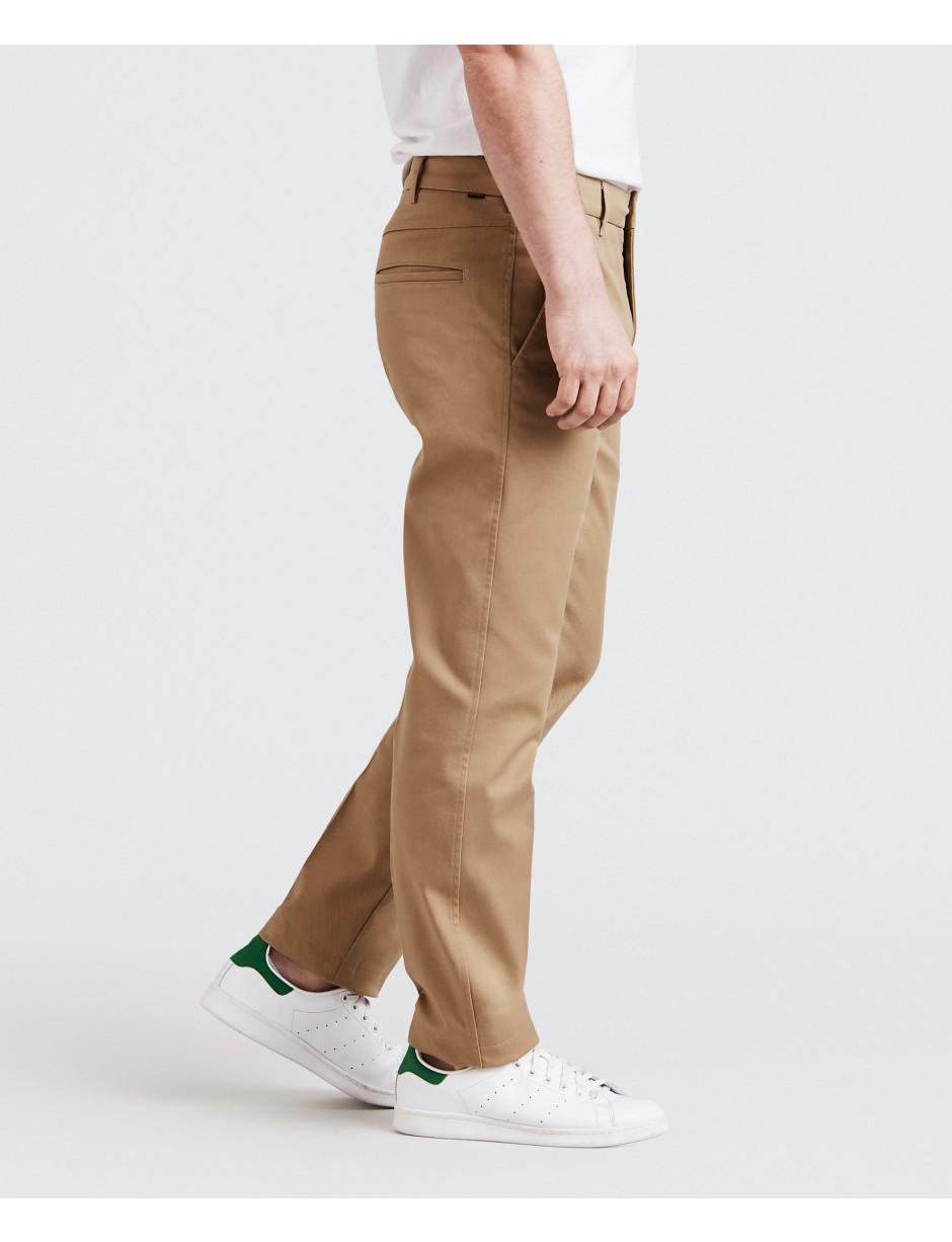 Levi's Levi's Men's 502 Regular Taper Fit Sta-prest Stretch Chinos in Brown  for Men | Lyst Canada