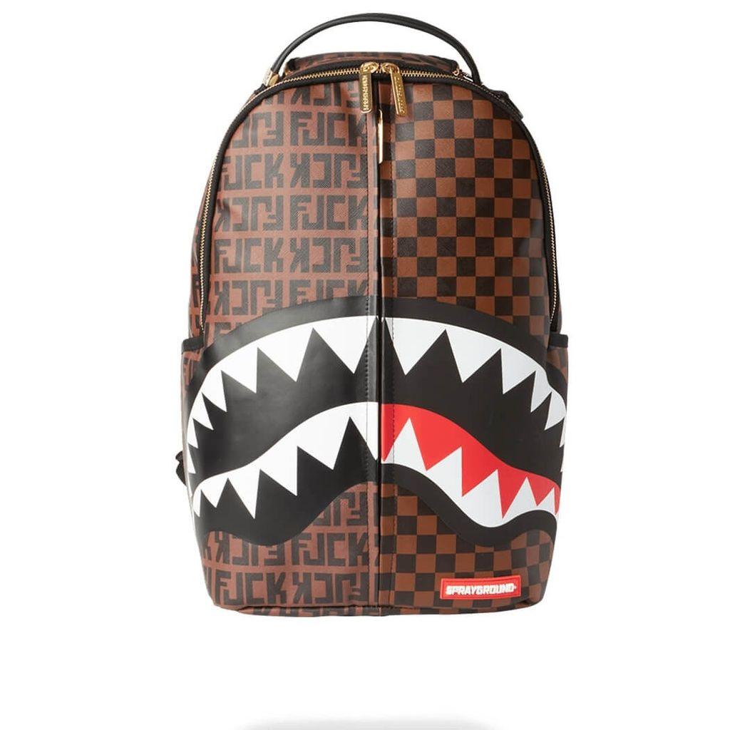 Sprayground Sleek Sharks In Paris Backpack in Brown for Men | Lyst Australia