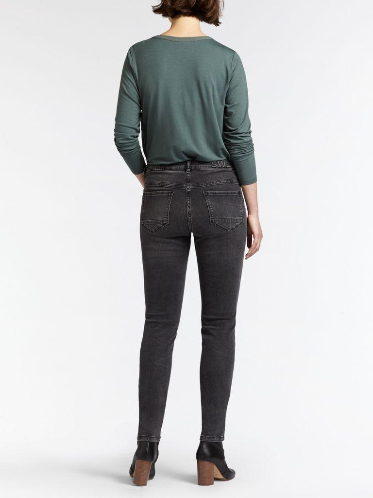 Sandwich Denim Skinny High Waist - Slim Fit Jeans in Grey (Gray) - Lyst