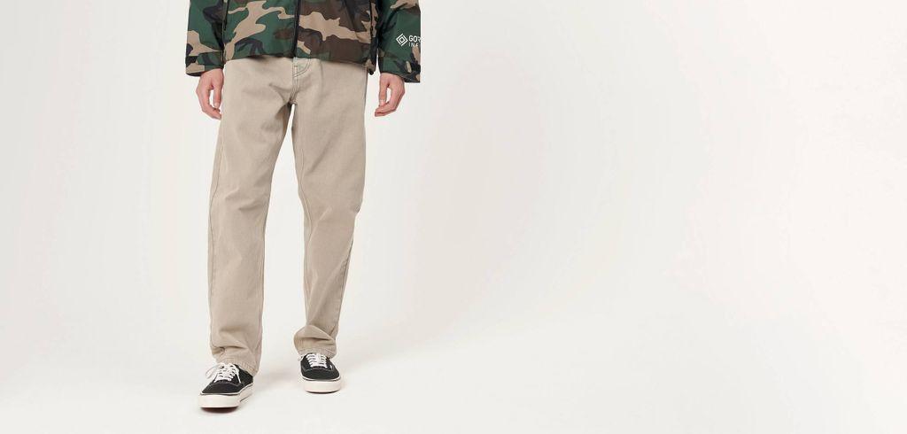carhartt newel pant blue sand bleached