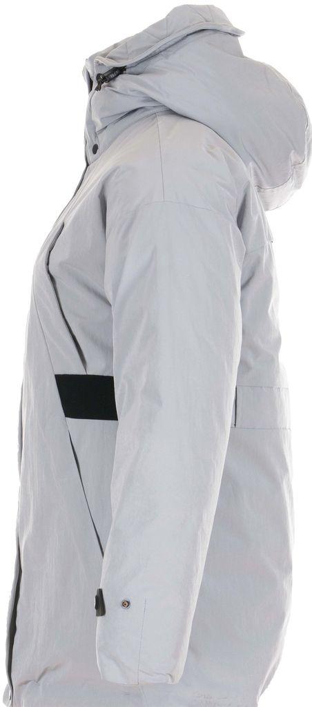 light gray windbreaker