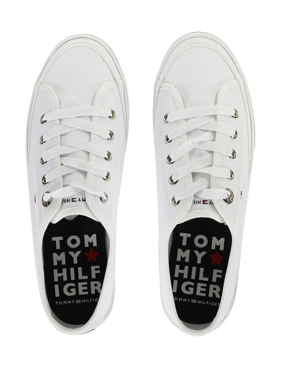 Tommy Hilfiger Women's Corporate Flatform Sneakers in White | Lyst Australia