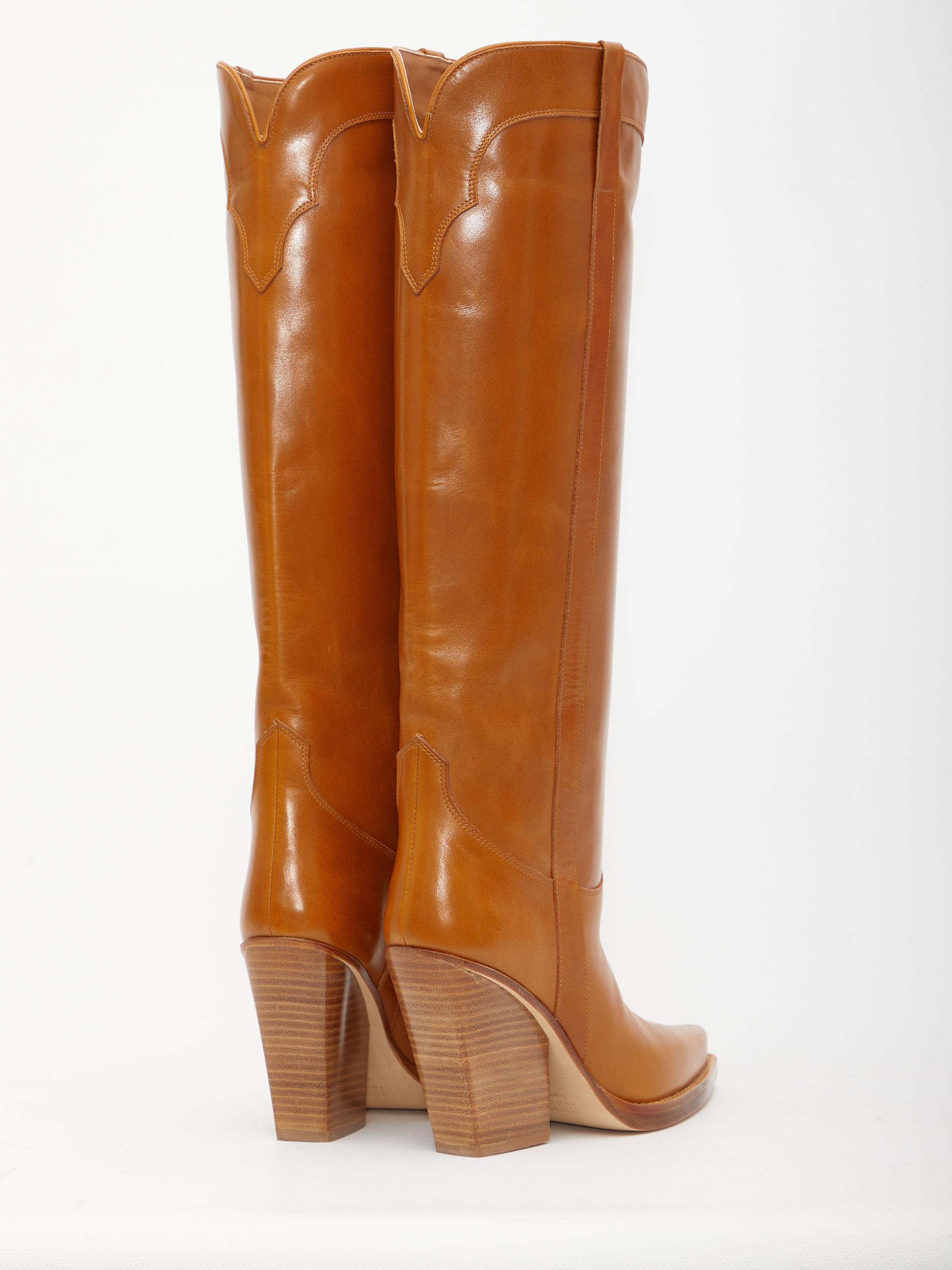 Paris Texas Leather El Dorado Boots in Brown - Save 13% | Lyst