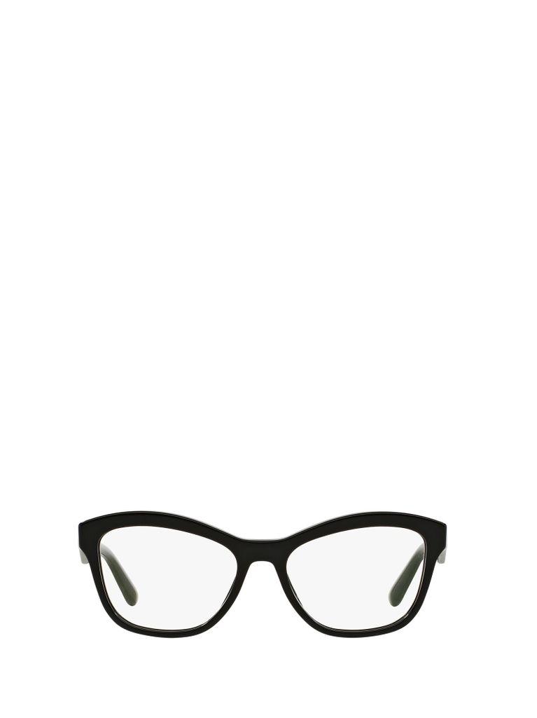 Prada Pr 29rv Female Eyeglasses in Black | Lyst
