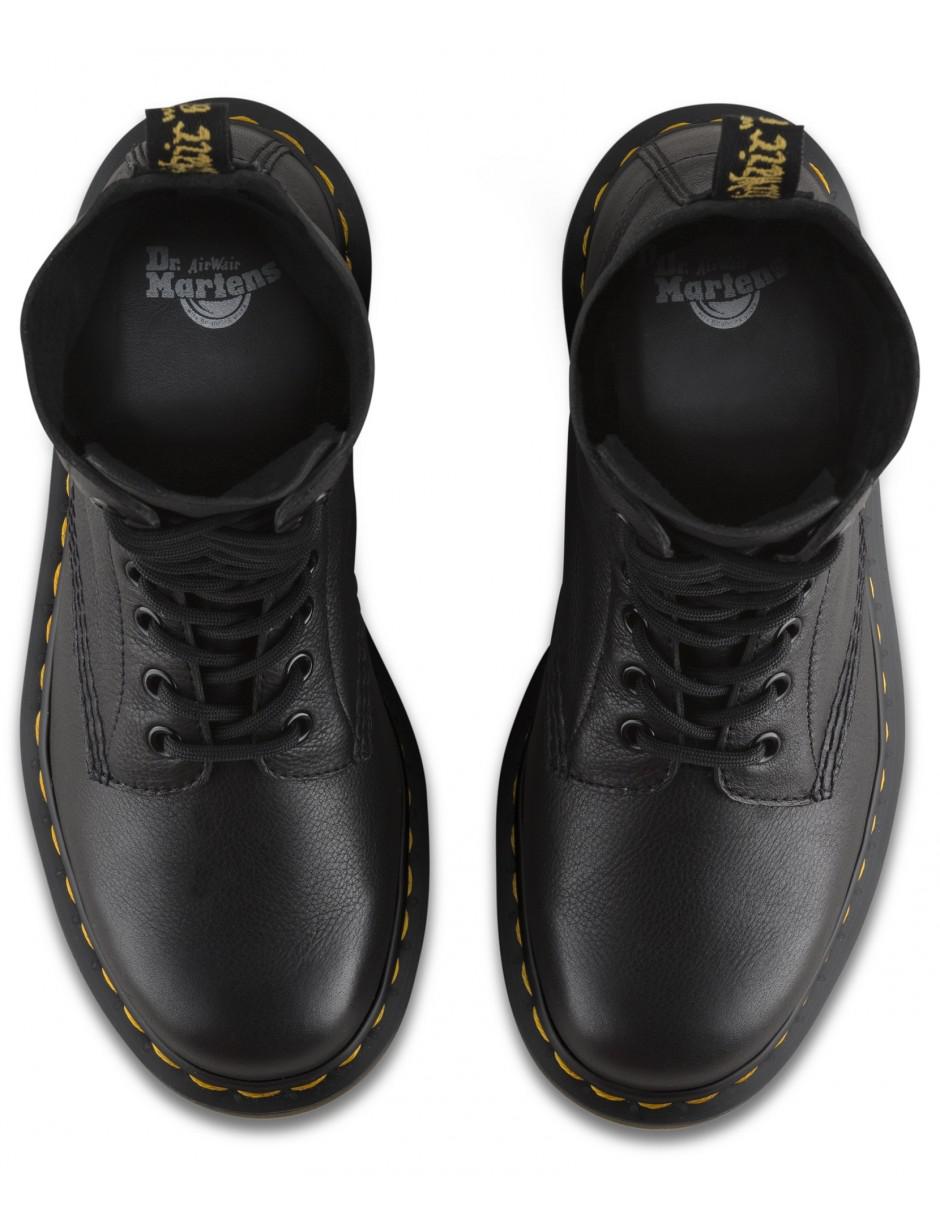 Dr. Martens Leather Women's 1490 Virginia 10 Eye Boots in Black - Lyst