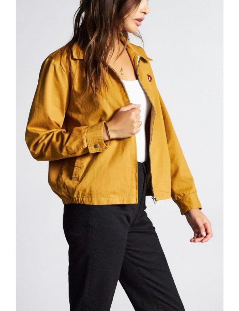 Brixton Cotton Utopia Jacket in Yellow - Lyst