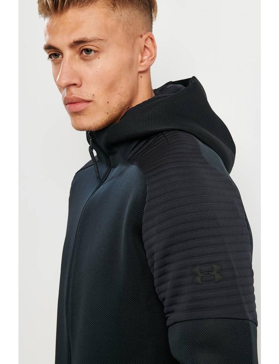 Under Armour Unstoppable Move Full Zip Hoodie in Black for Men | Lyst