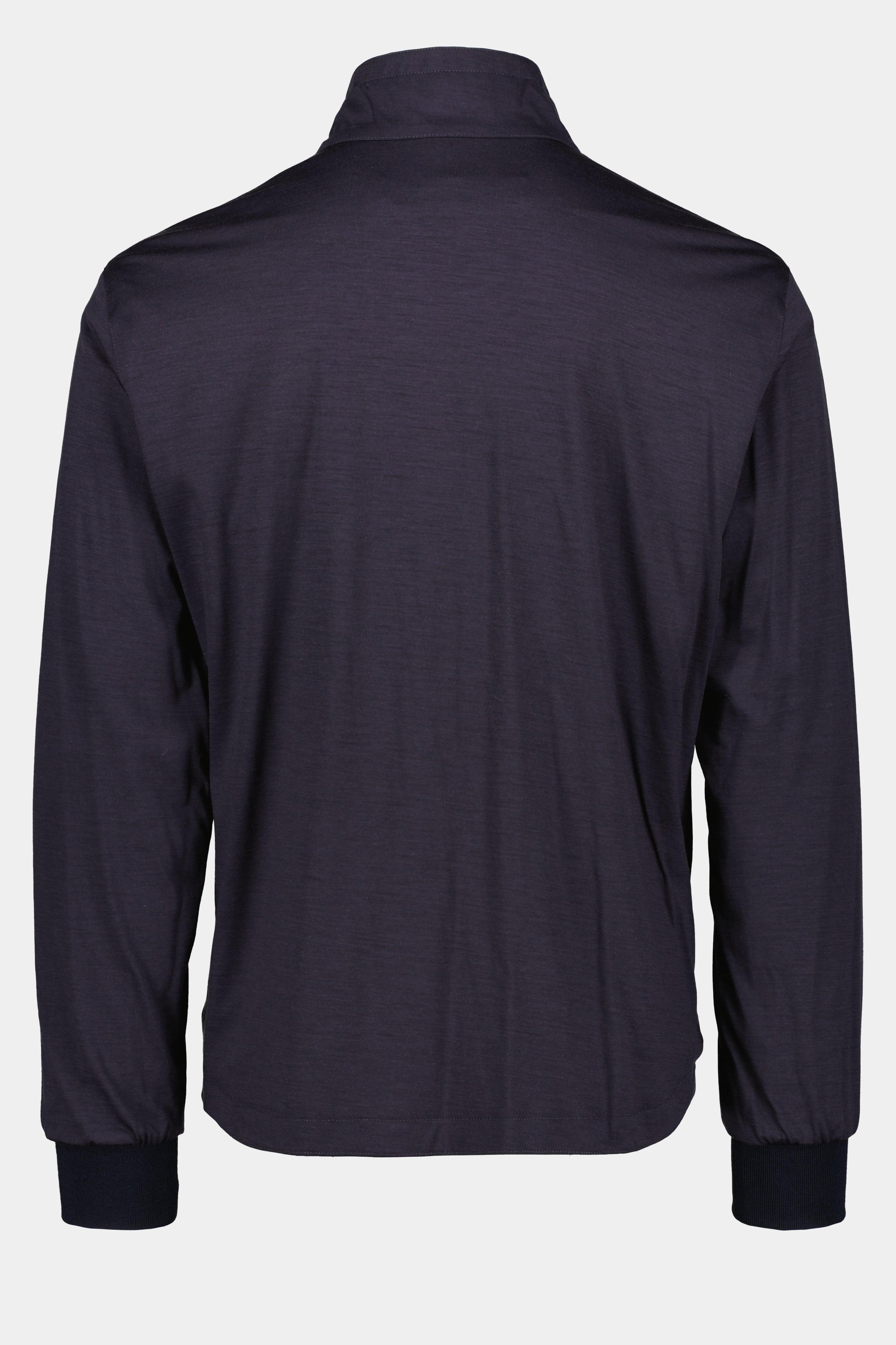 Ermenegildo Zegna Mens Dark Blue Techmerino Blouson Jacket for Men Save 15% Mens Jackets Ermenegildo Zegna Jackets 
