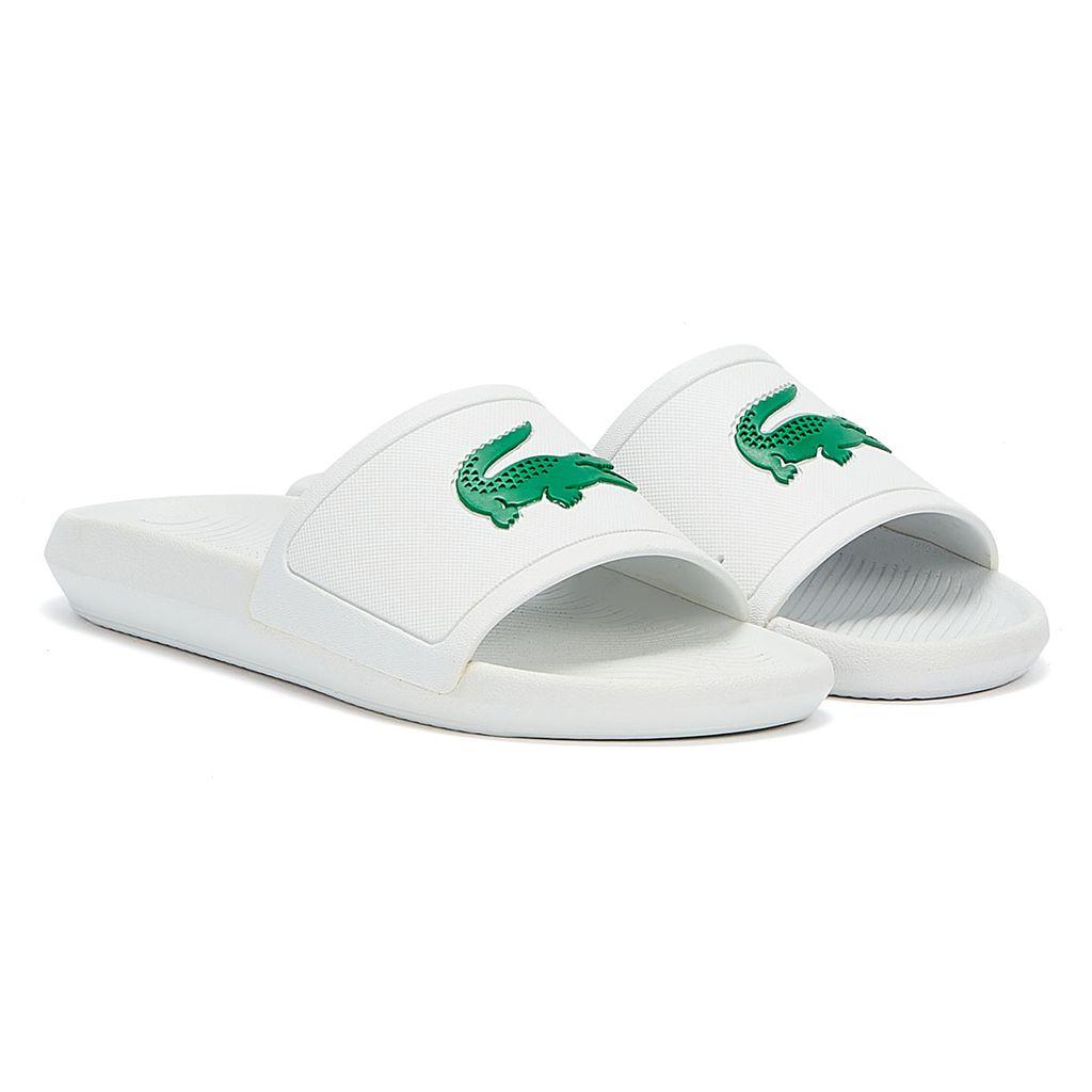 green lacoste sliders