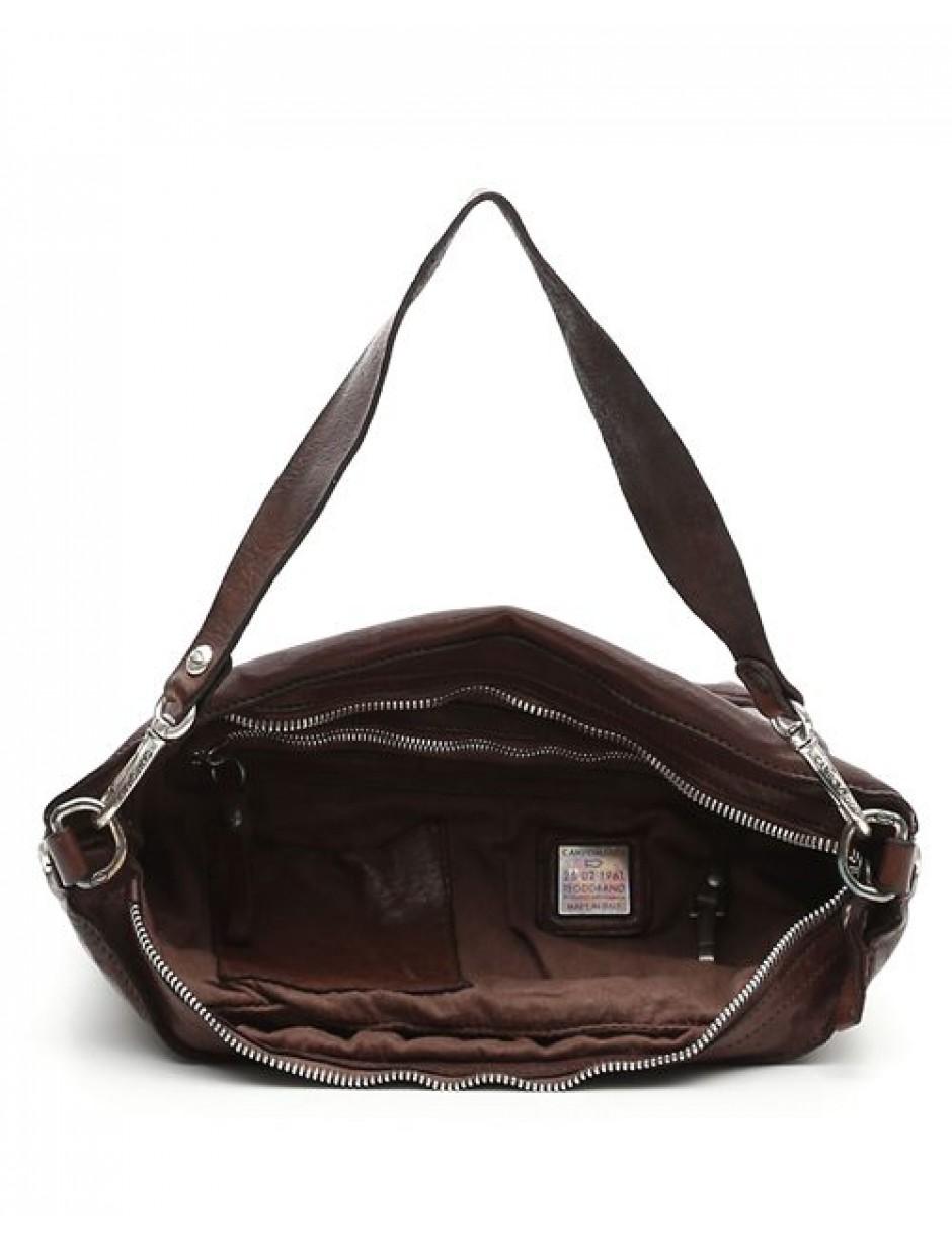 Campomaggi Leather Siena Studded Hobo Bag Brown | Lyst Canada