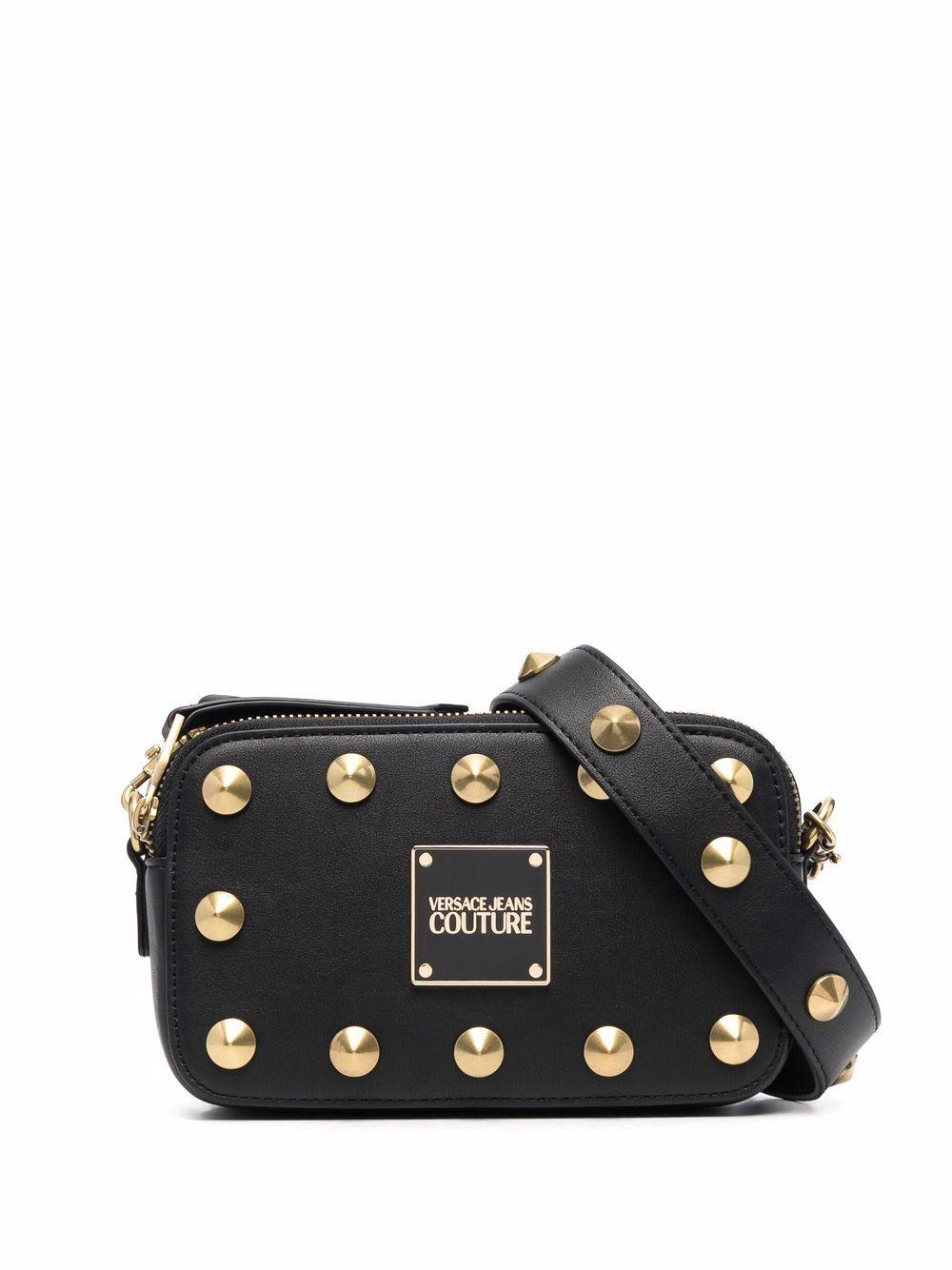 versace jeans couture studded flap over