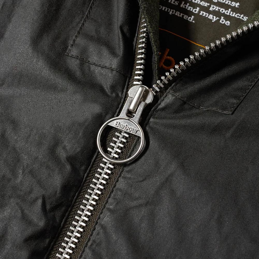 barbour jacket zipper stuck