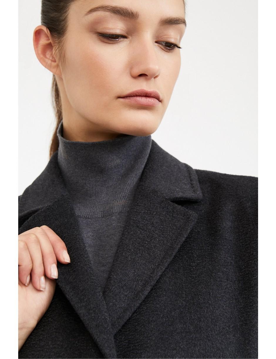 max mara grey wool coat