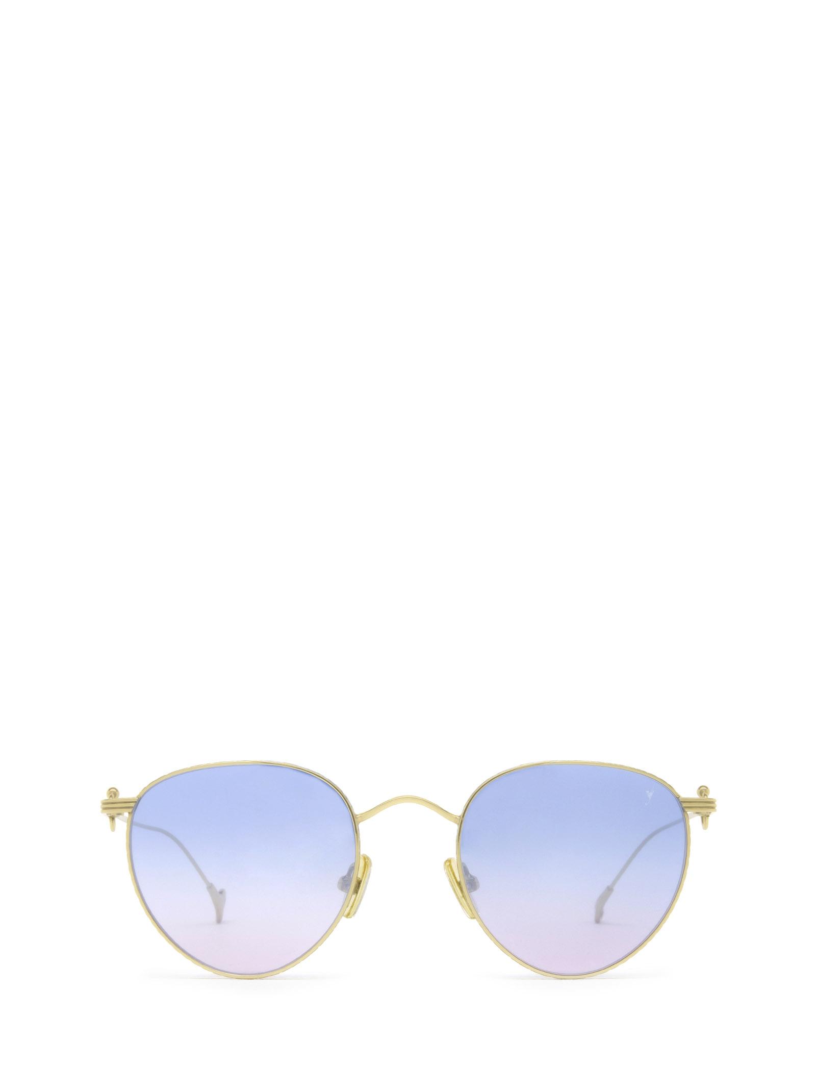 Eyepetizer Lune Gold Sunglasses in White | Lyst