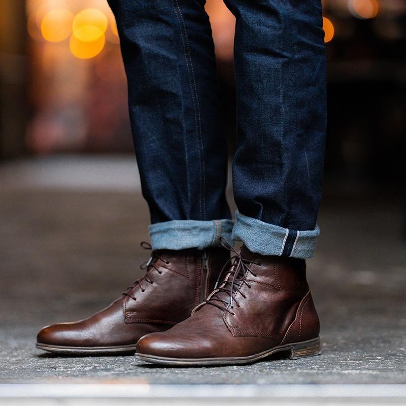 Sneaky Steve Leather | Dirty Mid | Brown Eco for Men - Lyst