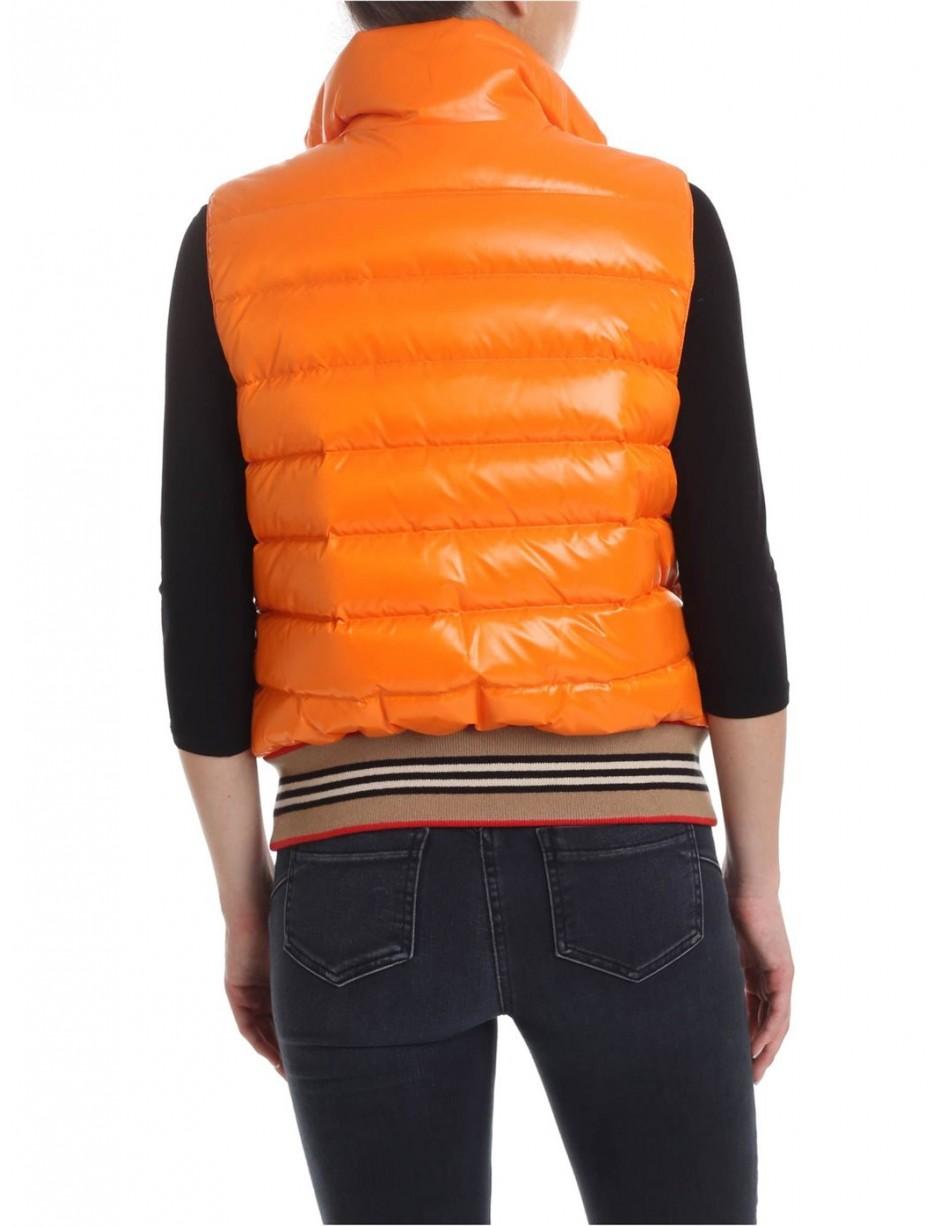 burberry gilet orange