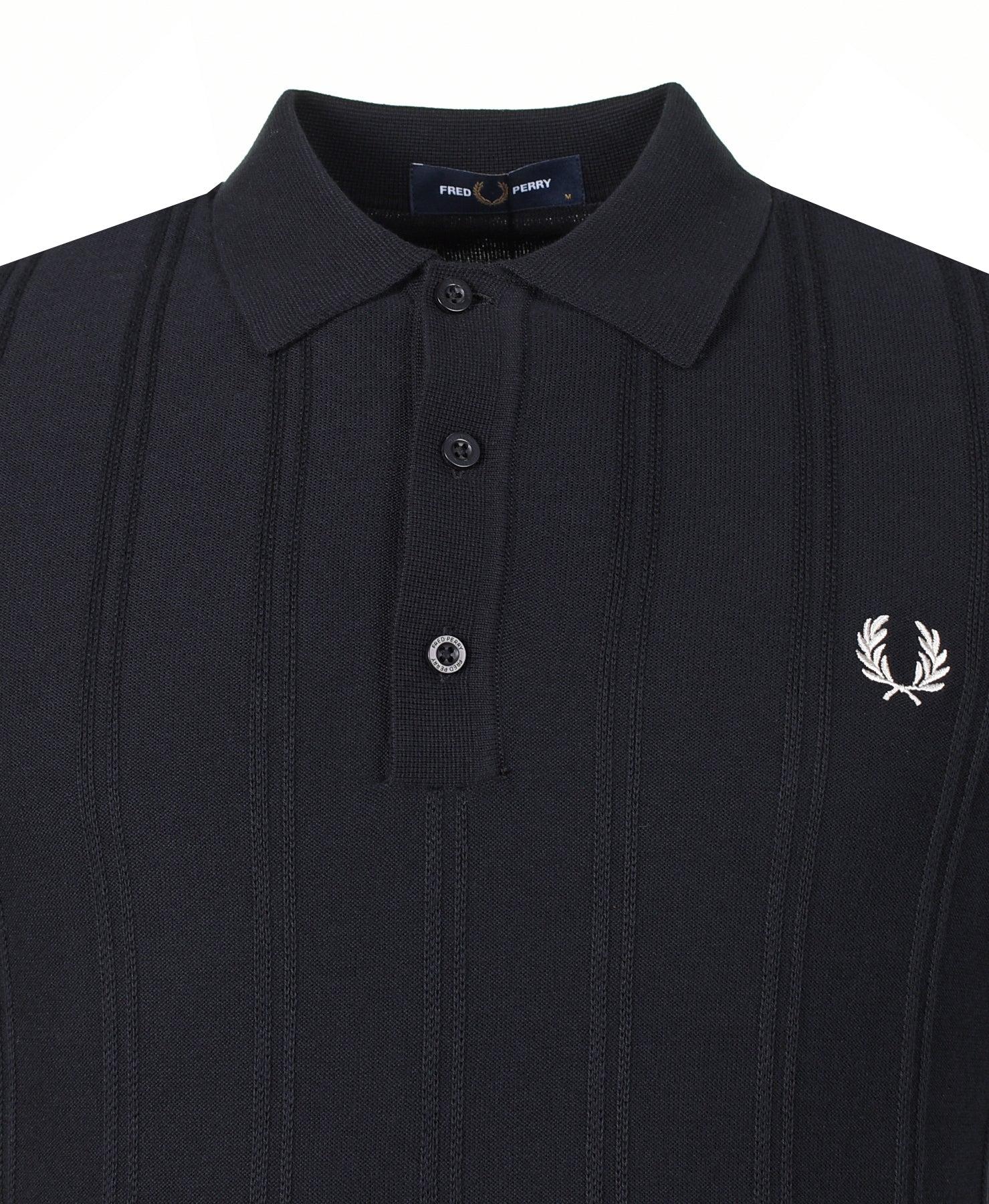 Tipping Texture Knitted Polo Shirt 