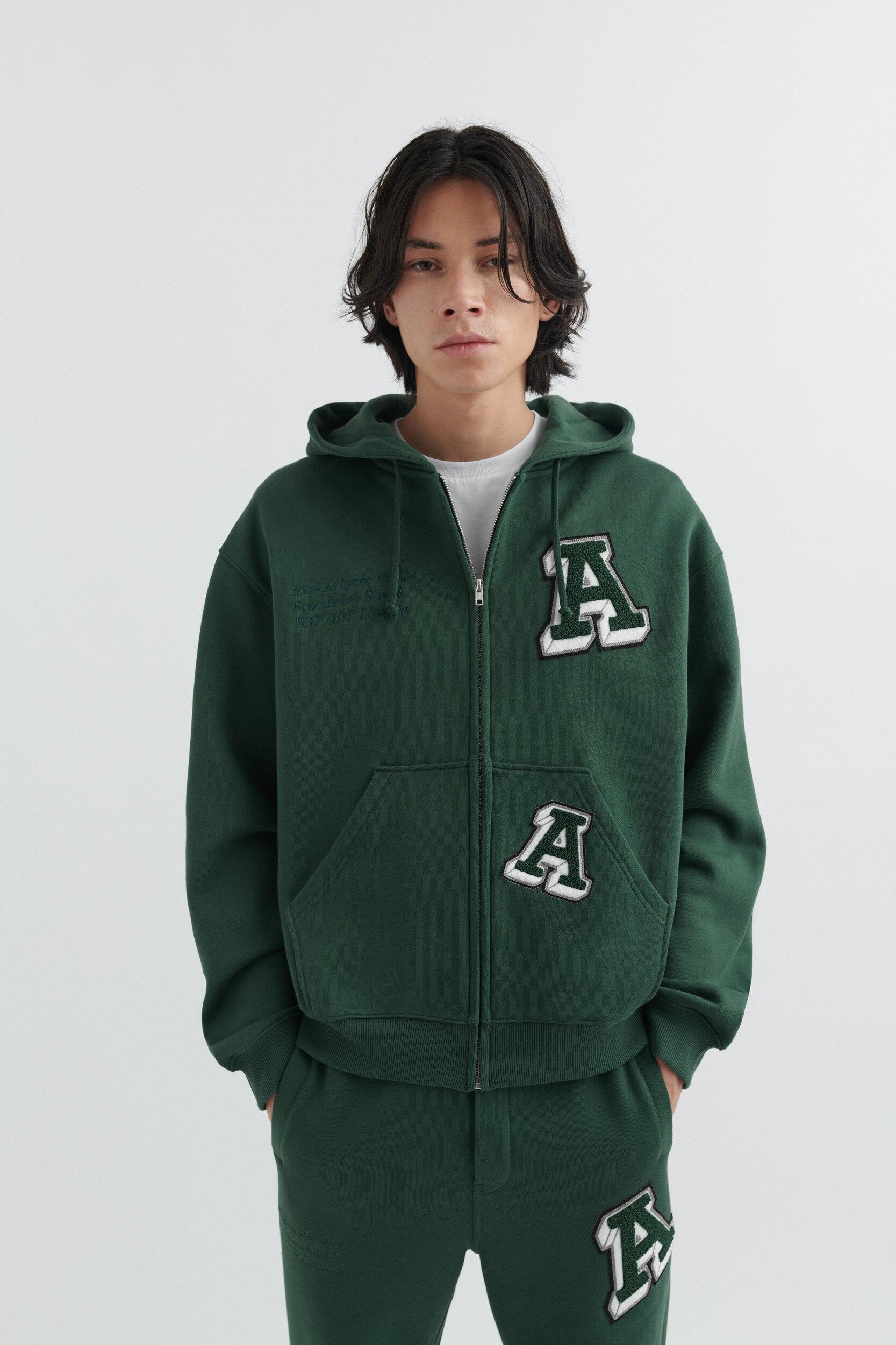 Axel Arigato Illusion Hoodie in Green for Men | Lyst UK