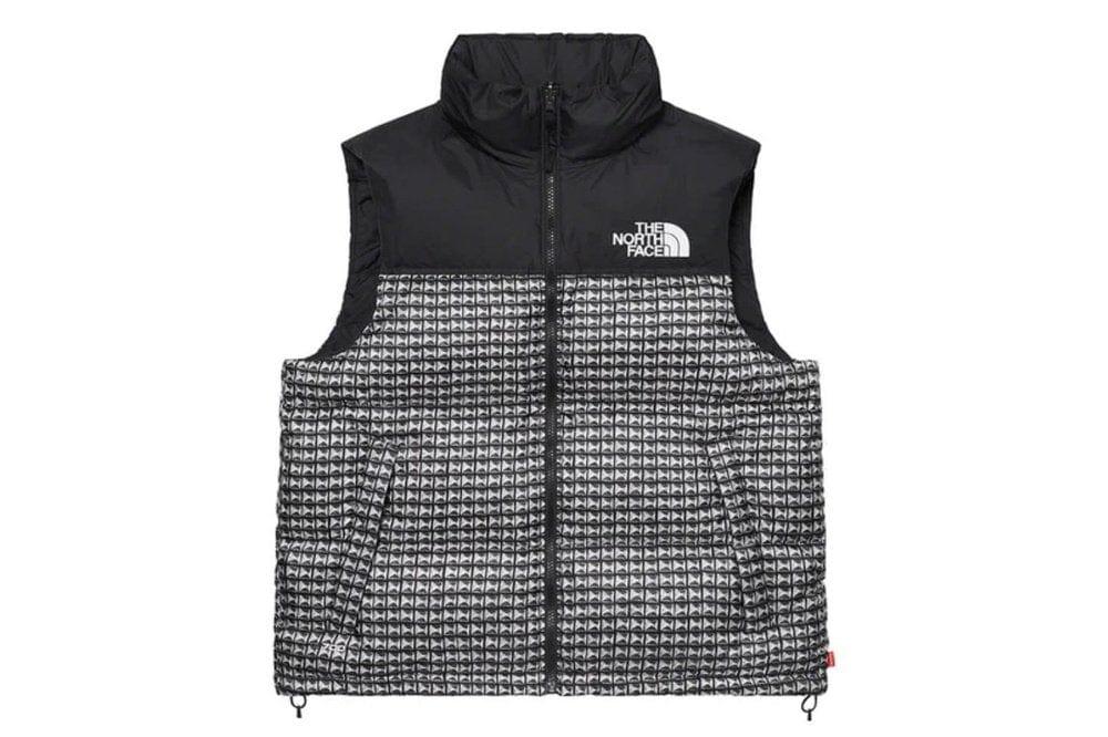 The North Face x Supreme Supreme X The North Face Studded Nuptse Vest Black  for Men | Lyst