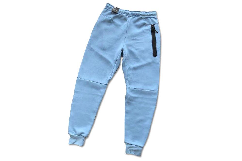 Nike Tech Fleece Tapered Joggers Baby Blue Black for Men | Lyst