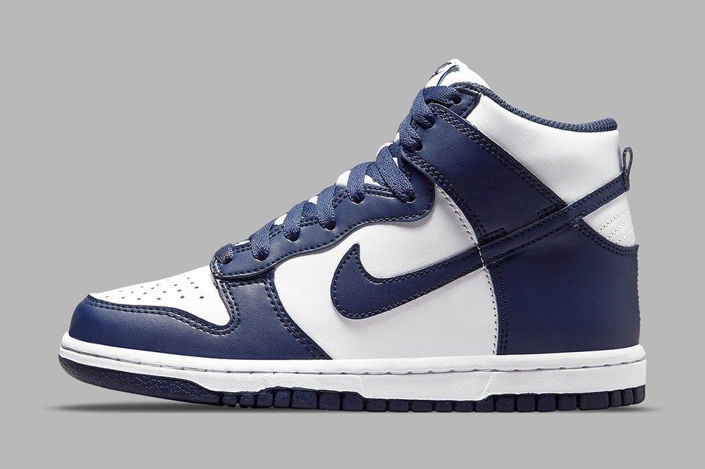 Nike Dunk High 'midnight Navy' Ps in Blue | Lyst
