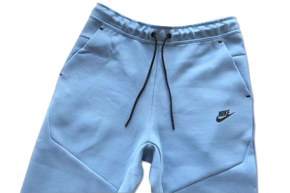 Nike Tech Fleece Tapered Joggers Baby Blue Black for Men | Lyst