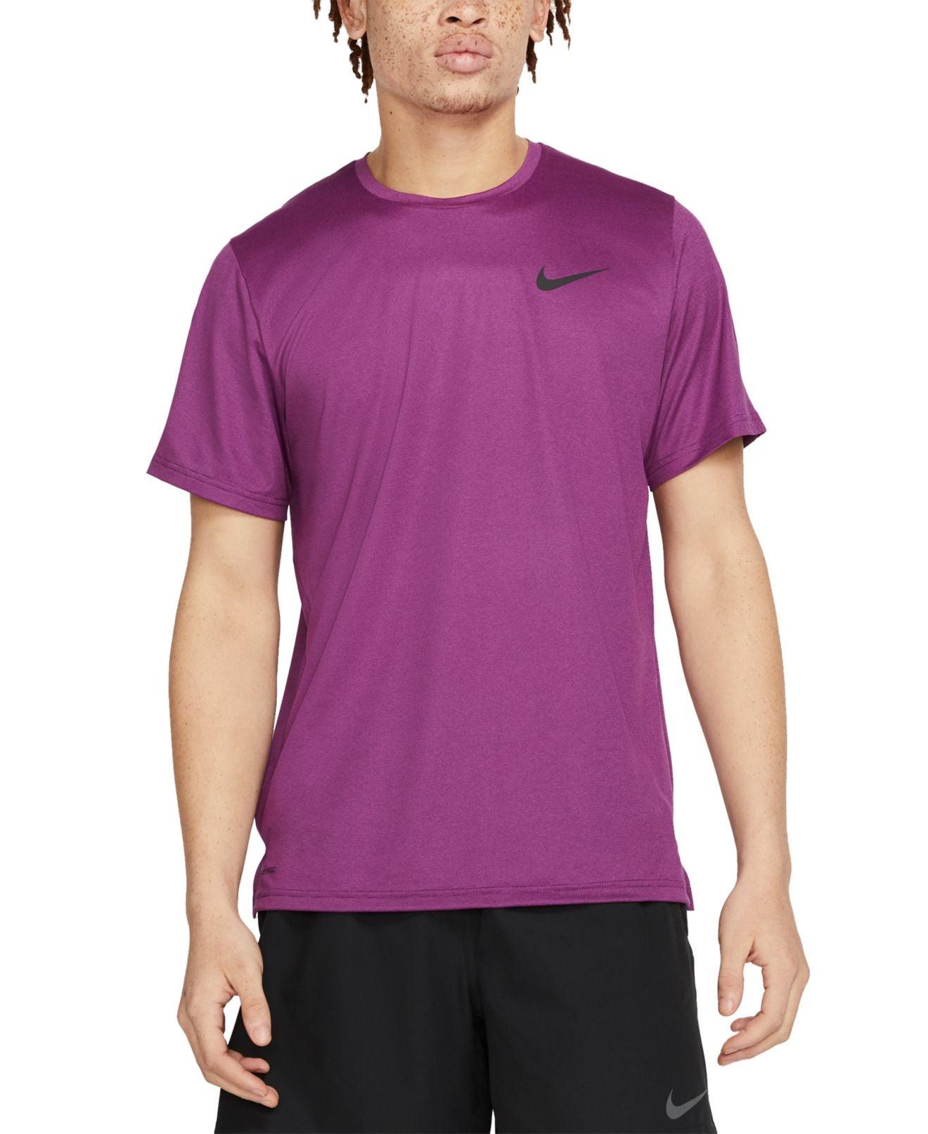Nike Synthetic Pro Active T-shirt Size 2xl Logo Hyperdry Training in Purple  for Men - Save 36% | Lyst