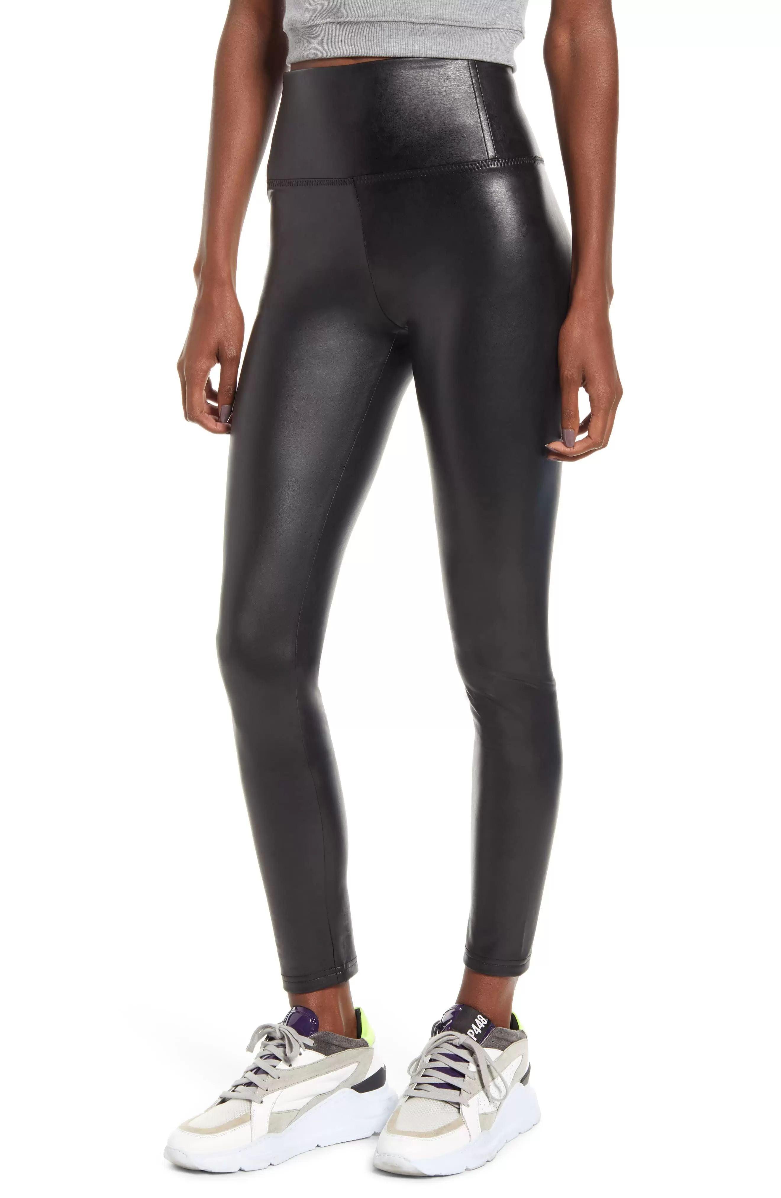 BP. Leggings Xl Faux Leather High Waist 