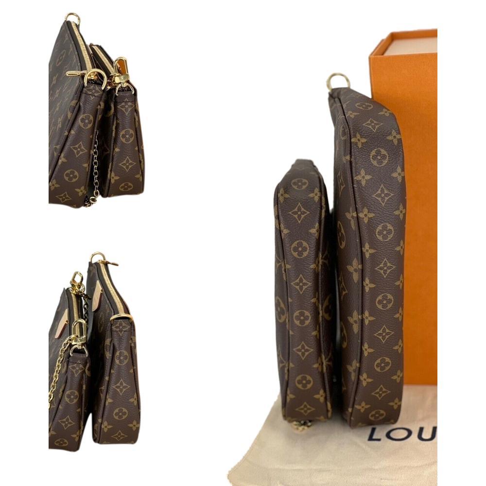 Louis Vuitton Multi Pochette Accessoires Monogram Canvas Brown 2357431