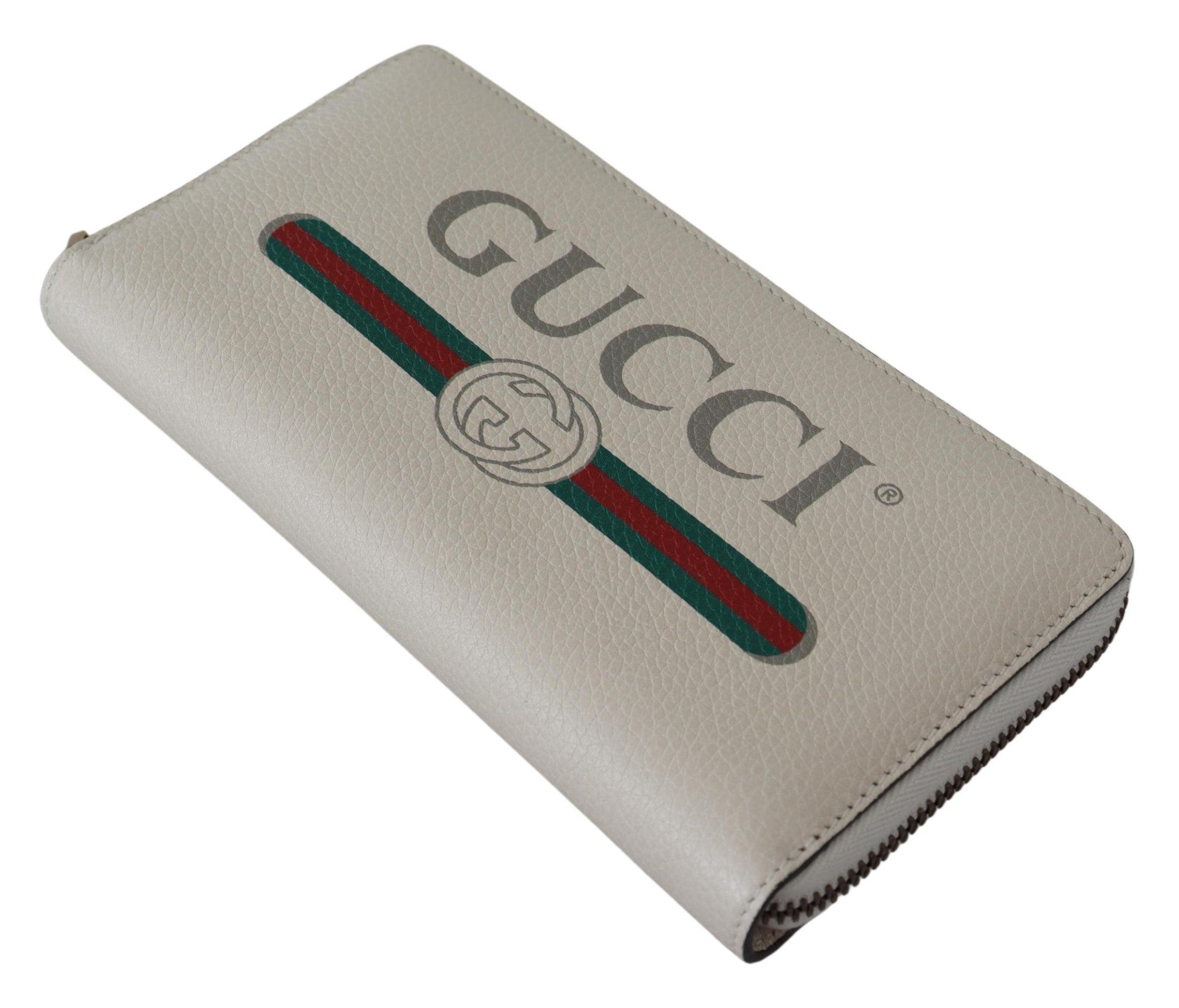 gucci leather logo