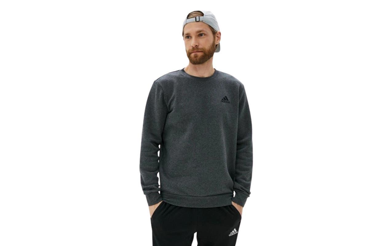 adidas Feel Cozy Sweatshirt in Black for Men | Lyst