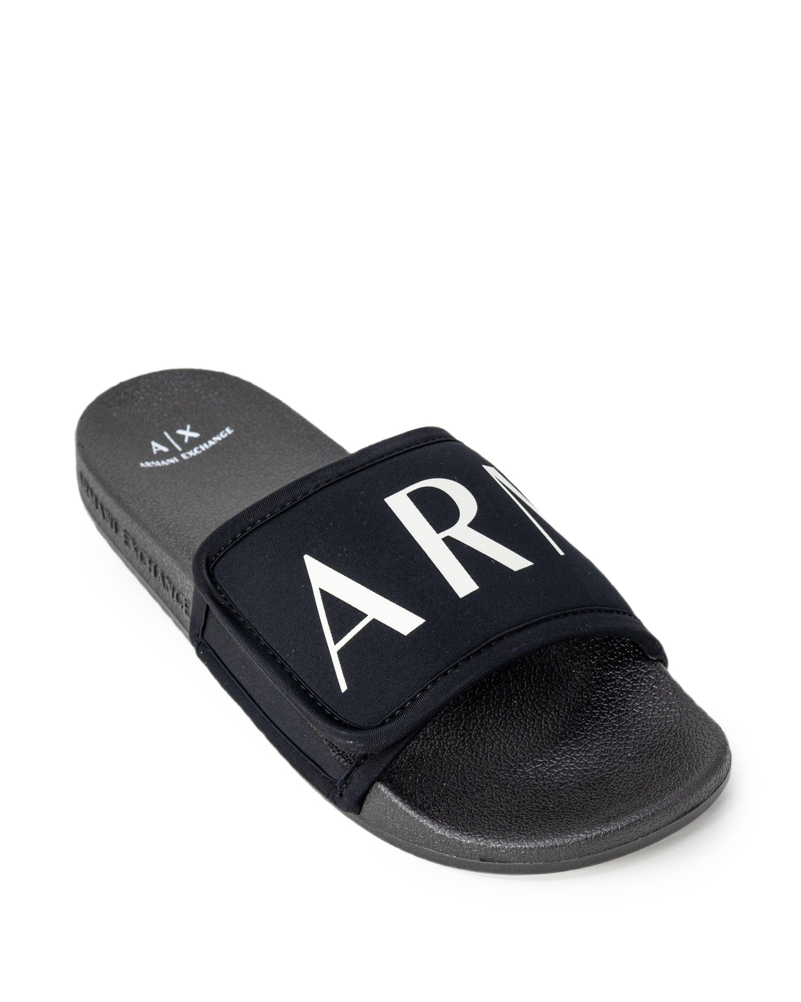 armani exchange slippers