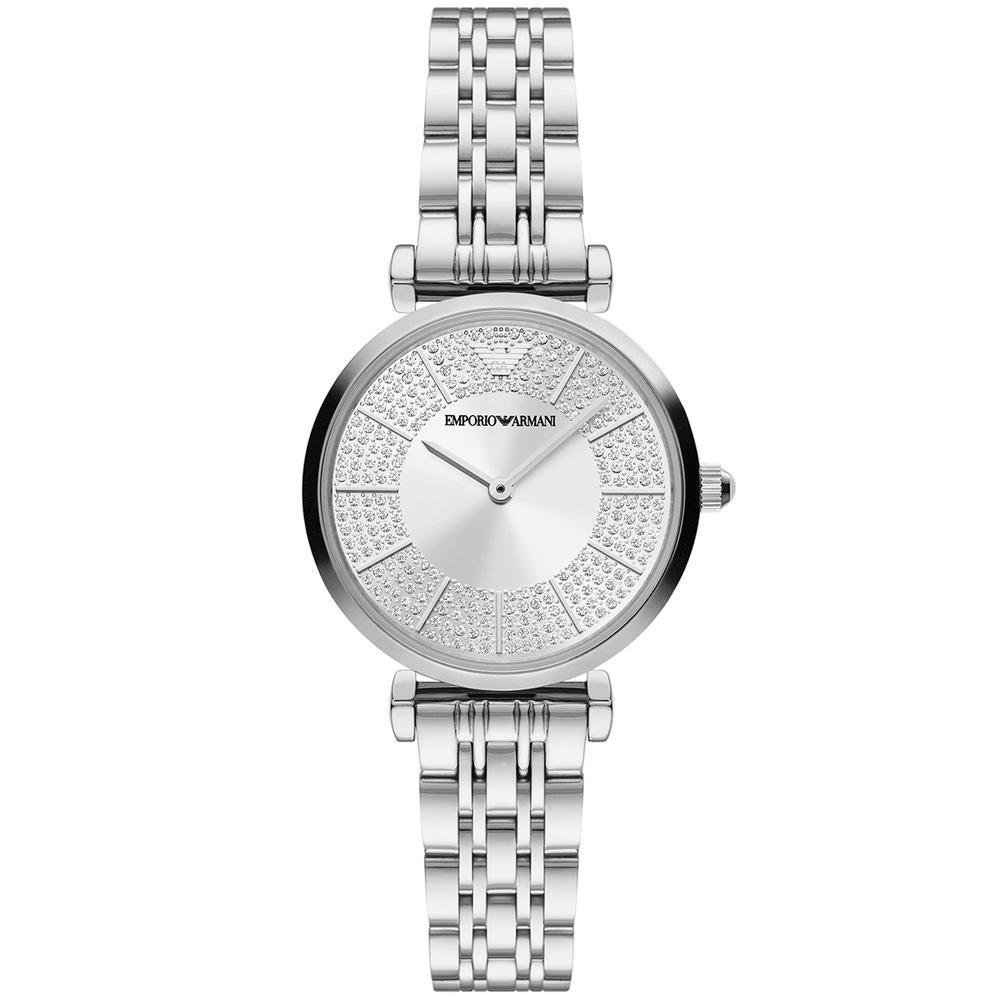 Emporio Armani Silver Watches in Metallic | Lyst
