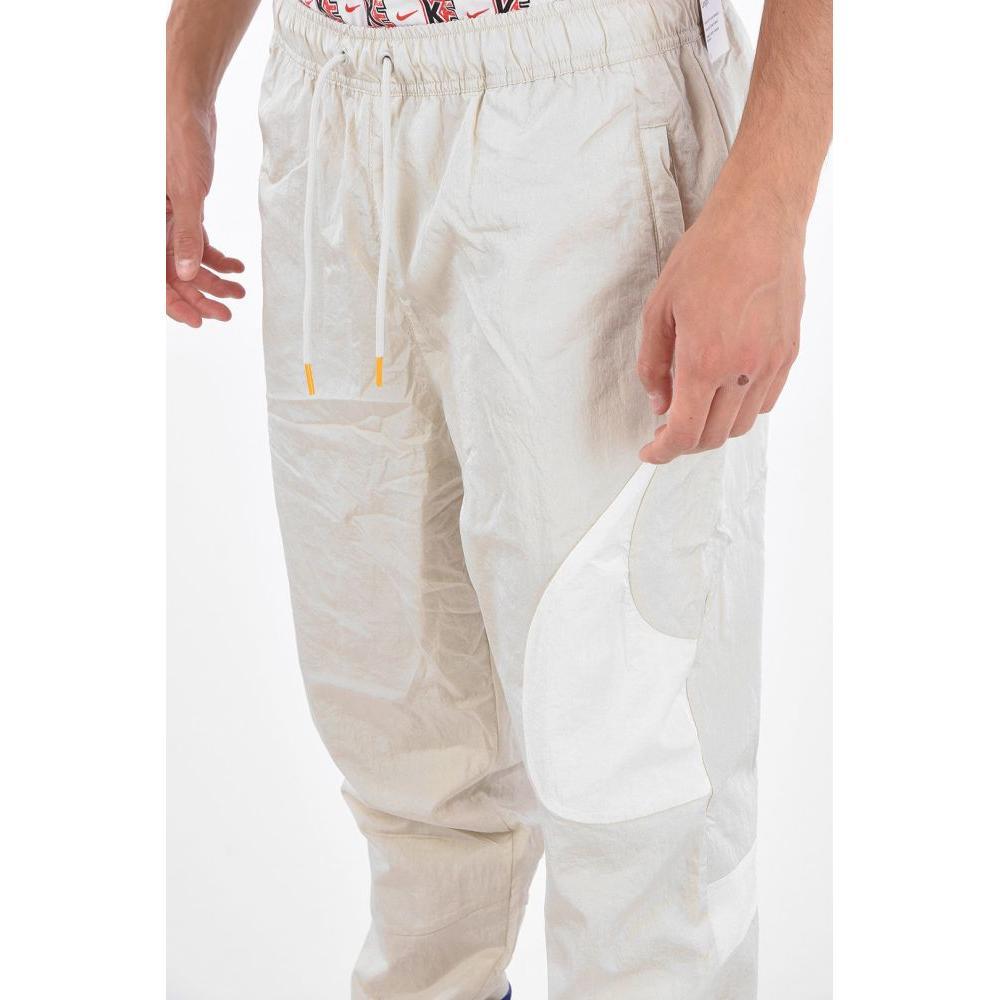 Nike Logo Embroidered Jogger in White for Men Lyst