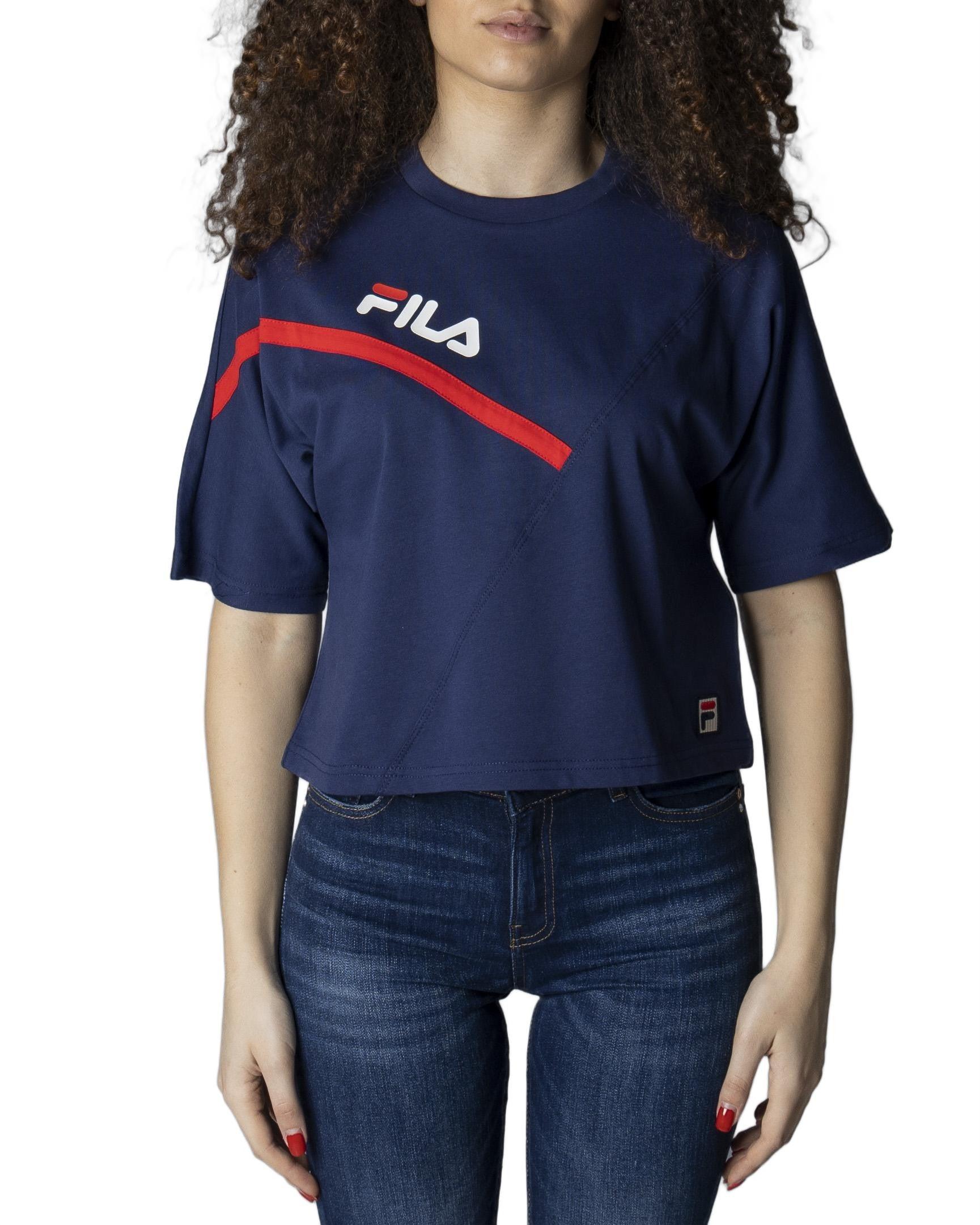 Fila - Women's T-Shirts - Blue - Cotton - Tops